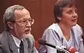 Im Jahr 1990: Angela Merkel war Sprecherin für die letzte Regierung der DDR.