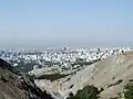 Teheran von den Bergen im Norden aus gesehen