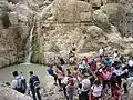 Ein Gedi ist eine Oase in der Nähe des Toten Meeres.