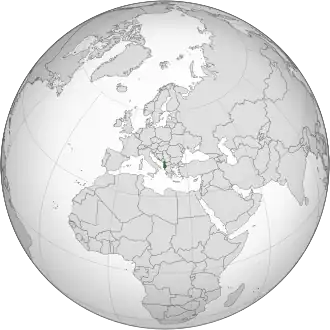 Albania (orthographic projection).svg