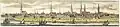 Stadtansicht von Hamburg, vor etwa 350 Jahren