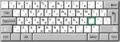 Tastatur mit griechischen Buchstaben