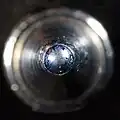 Eine Spitze ganz aus der Nähe