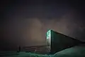 Dies ist der Eingang zur Pflanzensamenbank tief unter der Erde auf Spitzbergen. Hier werden fast eine Million Samenproben tiefgefroren gespeichert.
