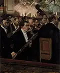Musik gab es schon immer. Dieses Gemälde aus dem Jahr 1870 zeigt Musiker in der Oper.