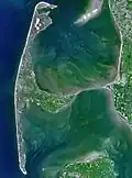 Sylt aus dem Weltraum gesehen