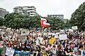 Zu einigen Demonstrationen kommen mehr als eine Million Menschen. Hier: Neuseeland.