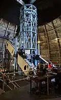 Im Mount-Wilson-Observatorium, wo einst der Astronom Edwin Hubble das Weltall beobachtete