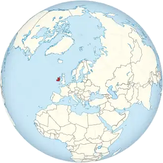 Ireland on the globe (Europe centered).svg