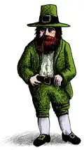So stellt man sich einen Leprechaun vor