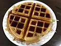 Waffel mit Sirup, in den USA serviert