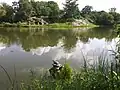 Schildkröte am Harlem Meer, einem der Seen im Park