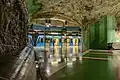 In der Metro von Stockholm, der größten Stadt von Skandinavien