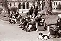 Im Jahr 1962 in einem Park von Maribor