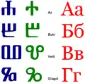 Die Buchstaben des kyrillischen Alphabets sahen früher ganz anders aus.