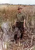 Max Hoffmann war ein Fänger von Bisamratten.