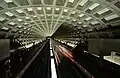 In der U-Bahn der Stadt Washington D.C.