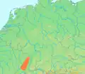 Die Vogesen liegen nahe der Grenze zu Deutschland und der Schweiz.