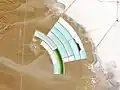 In solchen Becken lässt man das Wasser mit dem Lithium eintrocknen. Hier in Argentinien.