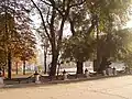 Ein großer Park mitten in der Stadt