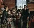 „Arbeitslos“, ein Gemälde von Sven Jørgensen aus dem Jahr 1888