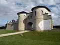 So könnte ein Tor ausgesehen haben. Dieser Nachbau steht in Weißenburg in Bayern.