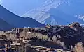 Ein Dorf in den Bergen von Nepal