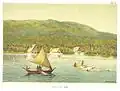 Der Hafen von Yap vor 150 Jahren