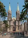 Diese Kirche in Sao Paulo stand schon, als Brasilien noch eine Kolonie war.