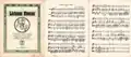Vor rund 100 Jahren wurde Litauen ein eigenes Land. Dazu wurde die Nationalhymne als Broschüre gedruckt.