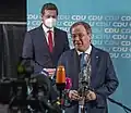 Als Parteivorsitzender bei einem Treffen im Januar 2021