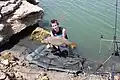 Dieser Karpfen wurde in Spanien gefangen.