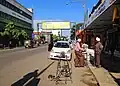Eine Straße in der Stadt Nakuru