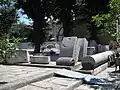 Reste von der Kirche, die vorher dort stand