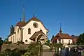Die Pfarreikirche Sankt Jakob in Bösingen