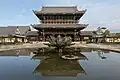Das Tor zu einem Tempel in Kioto in Japan