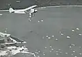 Mit diesem kleinen Flugzeug flog Lindbergh über den Atlantischen Ozean.