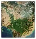 Das Delta des Mekong in Vietnam