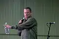 Lance Armstrong spricht vor US-Soldaten im Irakkrieg.