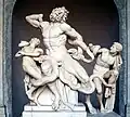 „Laokoon und seine Söhne“, eine berühmte Marmor-Statue aus dem Alten Griechenland