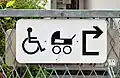 Dieses Schild versteht man unabhängig von der Sprache, denn es zeigt nur Piktogramme.