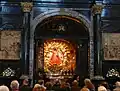 Die Schwarze Madonna von Einsiedeln in der Schweiz