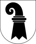 Das Wappen des Kantons Basel-Stadt