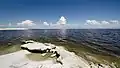 Am Salton Sea in Kalifornien, USA. Die Salinität liegt bei über vier Prozent. Die einzigen Fische dort sind Barsche.