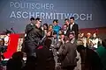 Ein Treffen der Partei CDU in Apolda in Thüringen