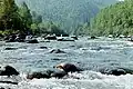 Der Fluss Murino fließt in den Baikalsee.