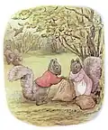 Beatrix Potter hat vor über hundert Jahren Geschichten über ein Streifenhörnchen geschrieben, Timmy Taptoe.