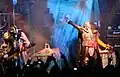 Die Band „Lordi” gewann mit ihren verrückten Kostümen und „Hard Rock Hallelujah” den Eurovision Song Contest für Finnland.