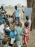 Eine Schule in Sudan im Jahr 2002