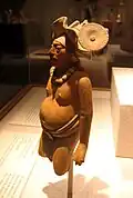 Eine Figur der Maya, etwa 1200 bis 1400 Jahre alt